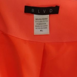 BLVD Jackets & Coats - BLVD Neon Flyaway Blazer Size XL BLVD Jackets & Coats - BLVD Neon Flyaway Blazer Size XL